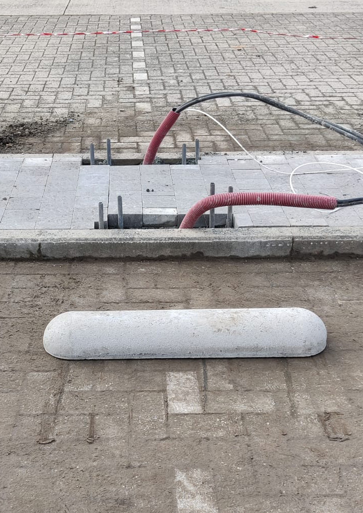 Concrete base for Smappee EV Base